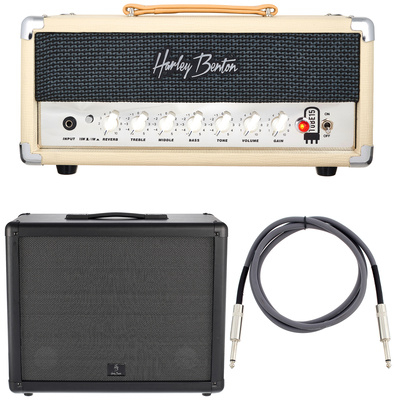 Harley Benton TUBE15 & G112 lempinis gitarų stiprintuvas
