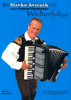 August Seith Musikverlag Avsenik Welterfolge Blue akordeono natų knyga