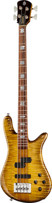 Spector NS-2 Curly Maple Honey Burst keturstygė bosinė gitara
