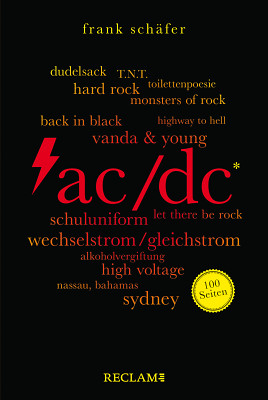 Reclam Verlag 100 Seiten AC/DC specializuota literatūra