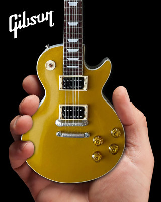 Axe Heaven Slash Gibson Les Paul Gold miniatiūrinė gitara 