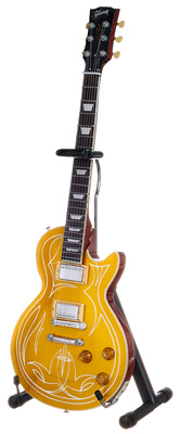 Axe Heaven Gibson Billy F Gibbons Gold miniatiūrinė gitara