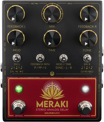 Walrus Audio Meraki Red stereo vėlinimo pedalas