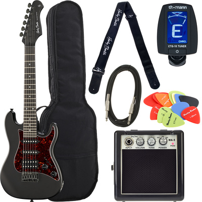 Harley Benton ST-Junior HSS SBK elektrinės gitaros komplektas