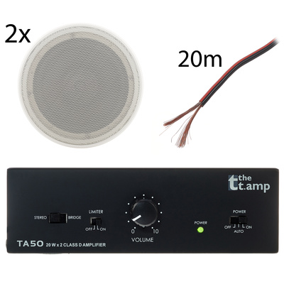 the t.amp TA50 WHD Bathroom Bundle XS WH lubinis garsiakalbis
