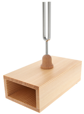 Wittner Tuning Fork w. Resonance Box derinimo šakutė su rezonanso dėže