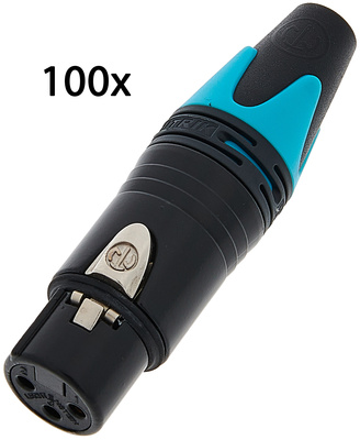Neutrik NC3 FXX-B 70 100x 3-pin XLR jungtis (moteriška)