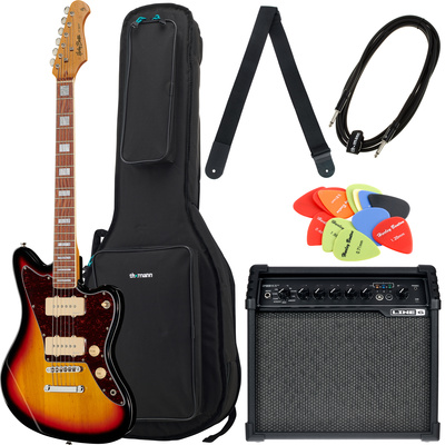 Brümmer JA-60SB Vintage Series elektrinės gitaros komplektas