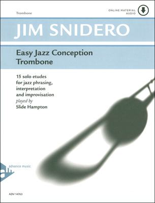 Advance Music Easy Jazz Conception Trombono literatūra
