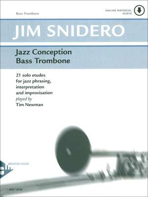 Advance Music Jazz Conception Bass Trombone literatūra trombonui