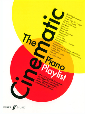Faber Music The Cinematic Piano Playlist pianinų dainų knyga