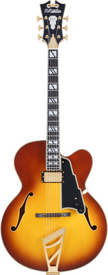 DAngelico Excel EXL1 Dark Iced Tea džiazinė gitara