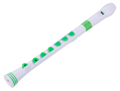 Nuvo Recorder+ Baroque balta-žalia barokinė sopraninė fleita