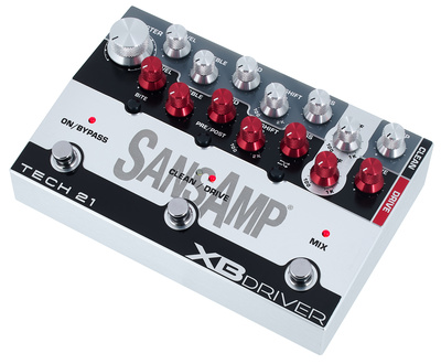 Tech 21 SansAmp XB Driver bosinės gitaros pedalas