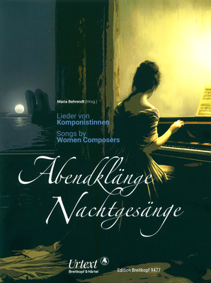 Breitkopf & Härtel Abendklänge Nachtgesänge klasikinio vokalo natų literatūra  