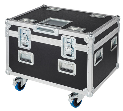Roadinger Flightcase 4x TMH-X4 ratukai apšvietimo dėklas