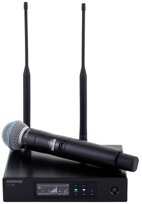 Shure QLXD24/Beta58 H51 bezvadu mikrofona sistēma ar rokas mikrofonu