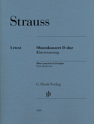 Henle Verlag Strauss Oboenkonzert D-Dur literatūra obojui