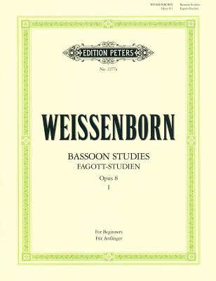Edition Peters Weissenborn Fagott-Studien 1 papildoma literatūra fagotui