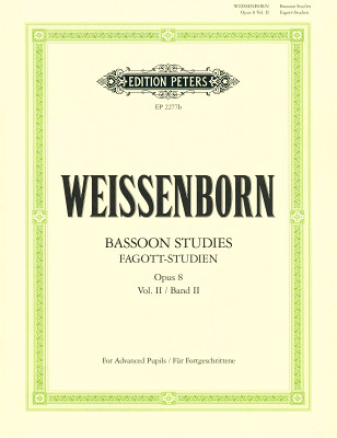 Edition Peters Weissenborn Fagott-Studien 2 papildoma fagoto literatūra