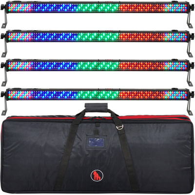 Stairville Led Bar 240/8 RGB DMX 3 komplektas led šviestuvų strypas