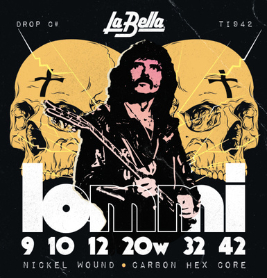 La Bella Tony Iommi C# Tuning elektrinės gitaros stygos