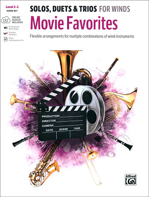 Alfred Music Publishing Movie Favorites Horn in F dainų knyga valtornai