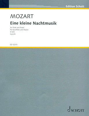 Schott Mozart Kleine Nachtmusik fleitos literatūra