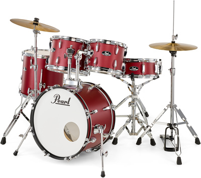 Pearl Roadshow 18" Matte Red akustinių būgnų komplektas  