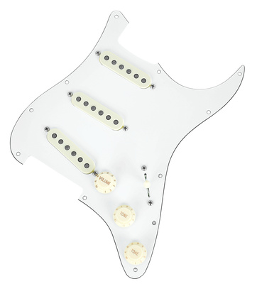 Mojotone 67 Q.Coil Hot Br. Pickguard WH elektrinės gitaros garso nuėmėjas