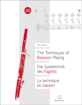 Bärenreiter Die Spieltechnik des Fagotts papildoma literatūra fagotui