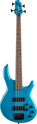 Cort C4 Deluxe Blue keturstygė bosinė gitara