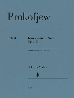 Henle Verlag Prokofjew Klaviersonate Nr. 7 fortepijono literatūra
