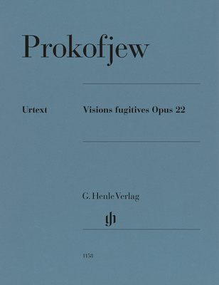 Henle Verlag Prokofjew Visions Fugitives klasikinė fortepijono literatūra