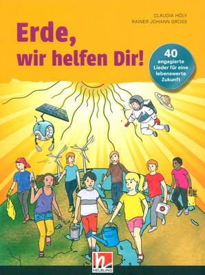 Helbling Verlag Erde, wir helfen dir! mokomoji muzikos medžiaga vaikams