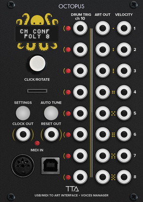Tiptop Audio Octopus sąsajos modulis