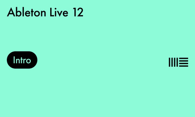 Ableton Live 12 Intro sekos programinė įranga  