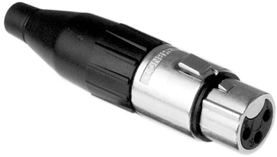 Amphenol AC3F 3-pin XLR jungtis (moteriška)