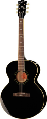 Epiphone J-180 LS Ebony jumbo akustinė gitara  