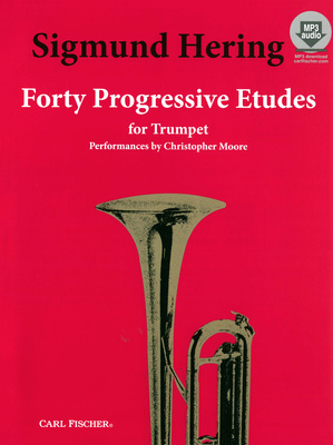 Carl Fischer 40 Progressive Etudes trimitui literatūra
