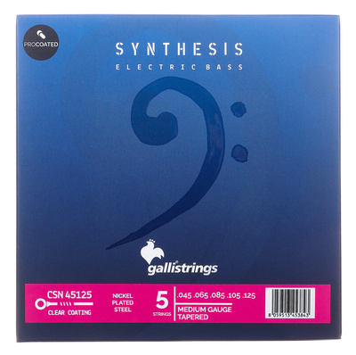 Galli Strings CSN45125 Synthesis elektrinės bosinės gitaros stygos 5-stygų