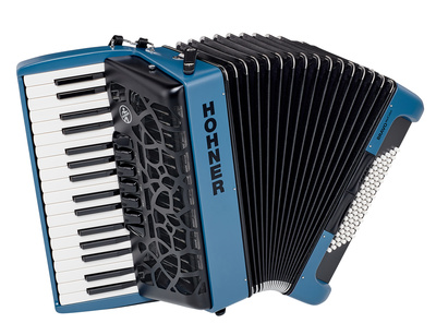 Hohner Bravo III 72 myColor Water pianinis akordeonas