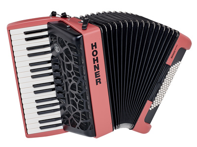 Hohner Bravo III 72 myColor Fire pianinis akordeonas