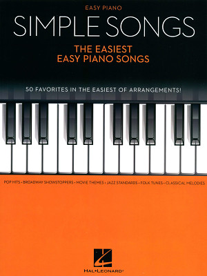 Hal Leonard Simple Songs Piano pianinų dainų knyga