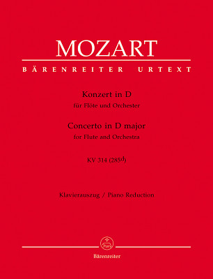 Bärenreiter Mozart Concert D-Dur fleita literatūra