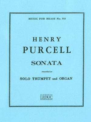 Alphonse Leduc Purcell Sonata trimito ir vargonų literatūra