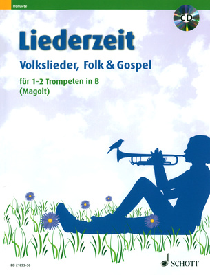 Schott Liederzeit Trumpet natų knyga trimitui