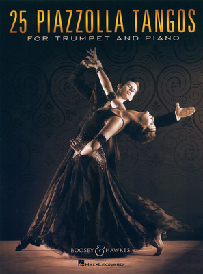 Boosey & Hawkes 25 Piazzolla Tangos trimitų natų knyga