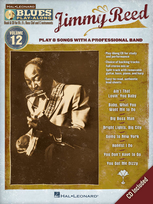 Hal Leonard Blues Play-Along Jimmy Reed dainų knygelė saksofonui