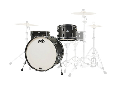 DW PDP Concept Classic 24 Ebony bungu korpusu komplekts